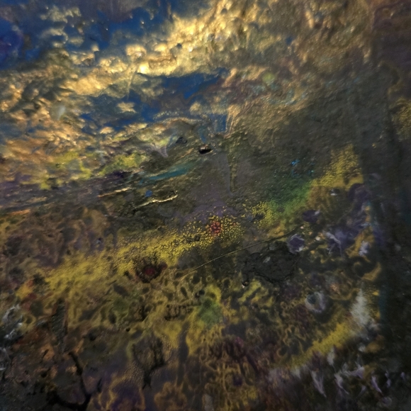 HANDCRAFTED Abstract Painting HANDPAINTED & HANDMADE Wall Art Decor 24"x30 - Picture 17 of 17